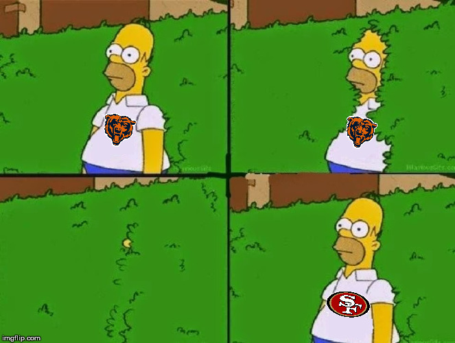 HOMER BUSH | image tagged in homer bush,CHIBears | made w/ Imgflip meme maker