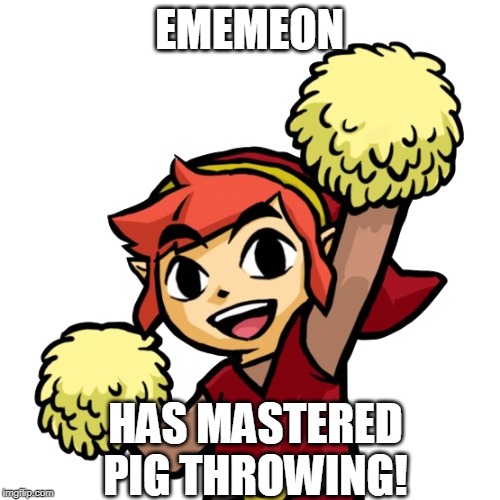 EMEMEON HAS MASTERED PIG THROWING! | made w/ Imgflip meme maker