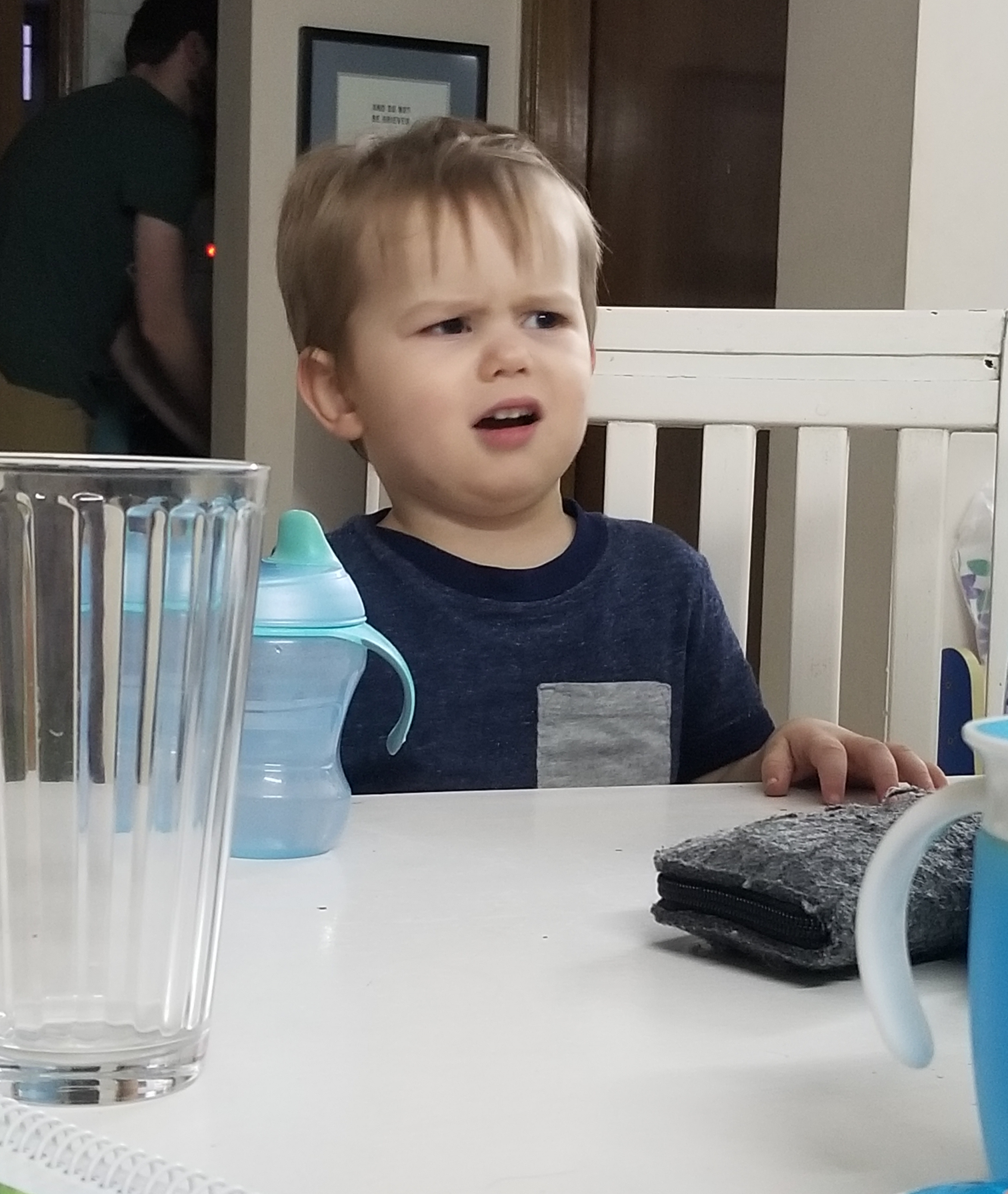 High Quality Disgusted Toddler Blank Meme Template