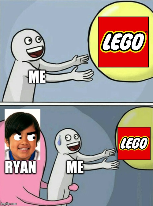 this sorta happens for the third time | ME; RYAN; ME | image tagged in memes,running away balloon,walmart | made w/ Imgflip meme maker