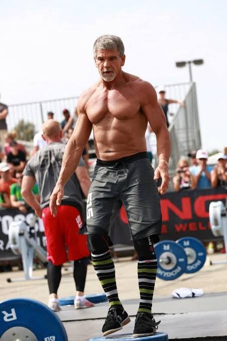 High Quality 60 year old crossfit Blank Meme Template