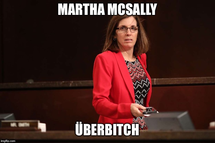 MARTHA MCSALLY ÜBERB**CH | made w/ Imgflip meme maker