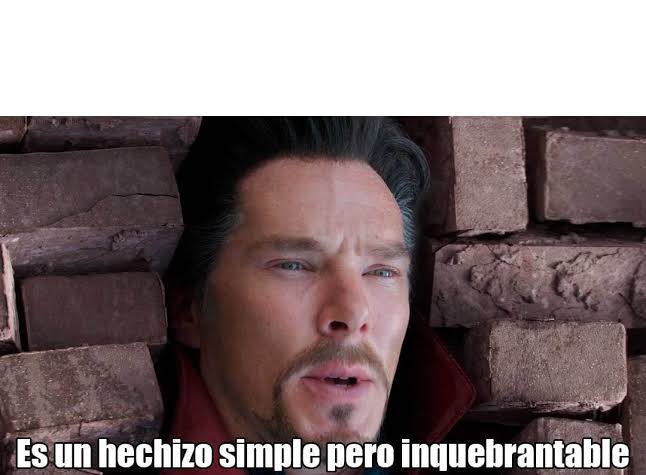 Es un hechizo simple Blank Meme Template