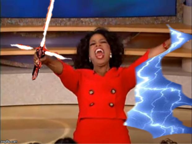 Oprah with sith powers | image tagged in star wars,oprah,fun,sith,meme,powers | made w/ Imgflip meme maker