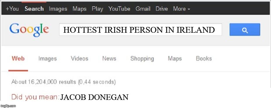 Did You Mean...? | HOTTEST IRISH PERSON IN IRELAND; JACOB DONEGAN | image tagged in did you mean,jacob donegan,ireland,jacubs | made w/ Imgflip meme maker