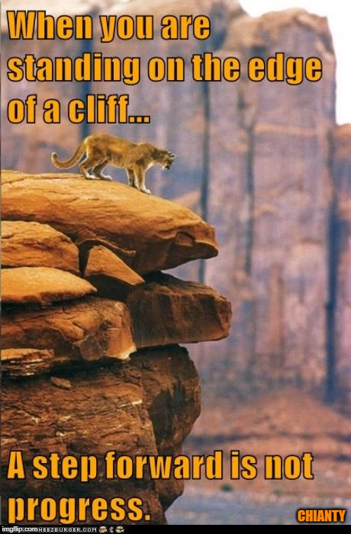 Cliff Edge | CHIANTY | image tagged in steps | made w/ Imgflip meme maker