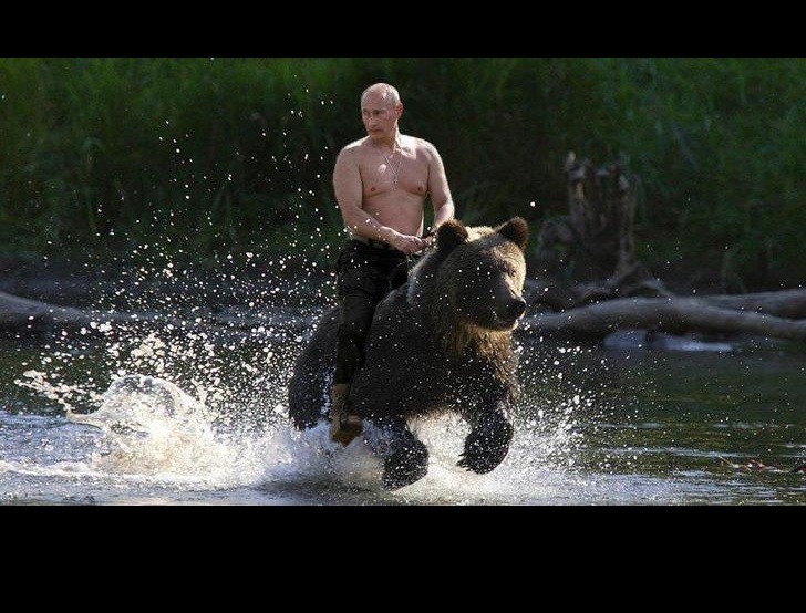 Tactical Putin Blank Meme Template