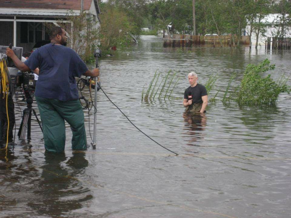 High Quality CNN's exaggerated flood coverage Blank Meme Template