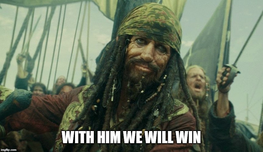 WITH HIM WE WILL WIN | made w/ Imgflip meme maker