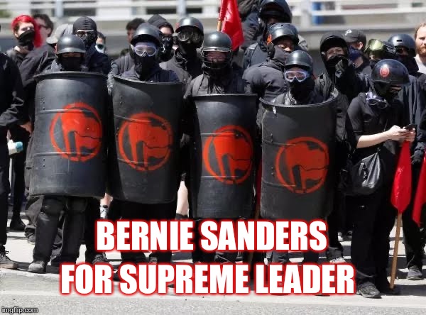 BERNIE SANDERS; FOR SUPREME LEADER | made w/ Imgflip meme maker