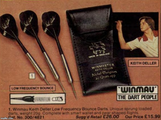 Keith Dellar original spring loaded darts