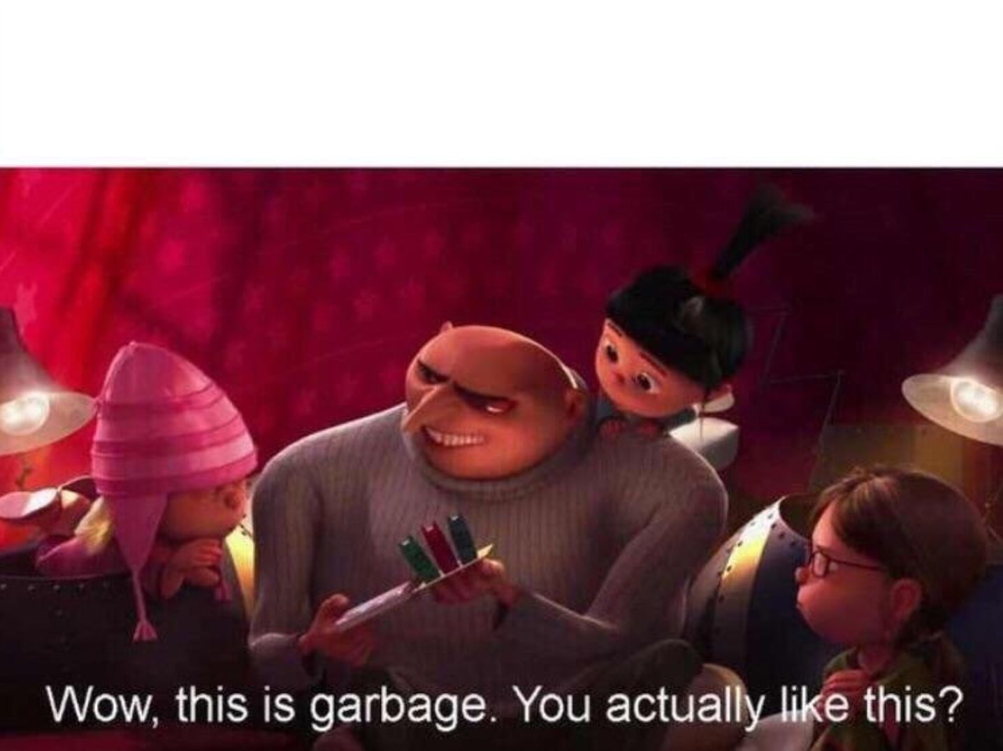 garbage Blank Meme Template