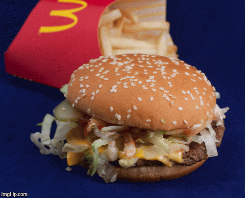 Big N Tasty! | image tagged in gifs,food | made w/ Imgflip images-to-gif maker