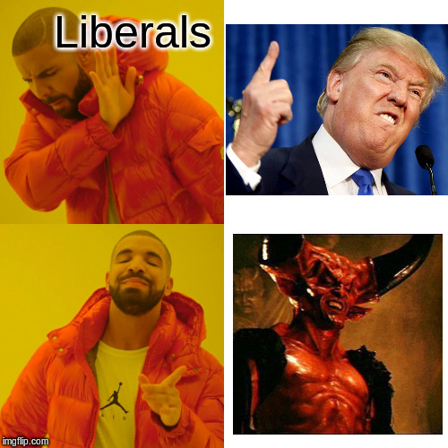 Drake Hotline Bling | Liberals | image tagged in memes,drake hotline bling | made w/ Imgflip meme maker