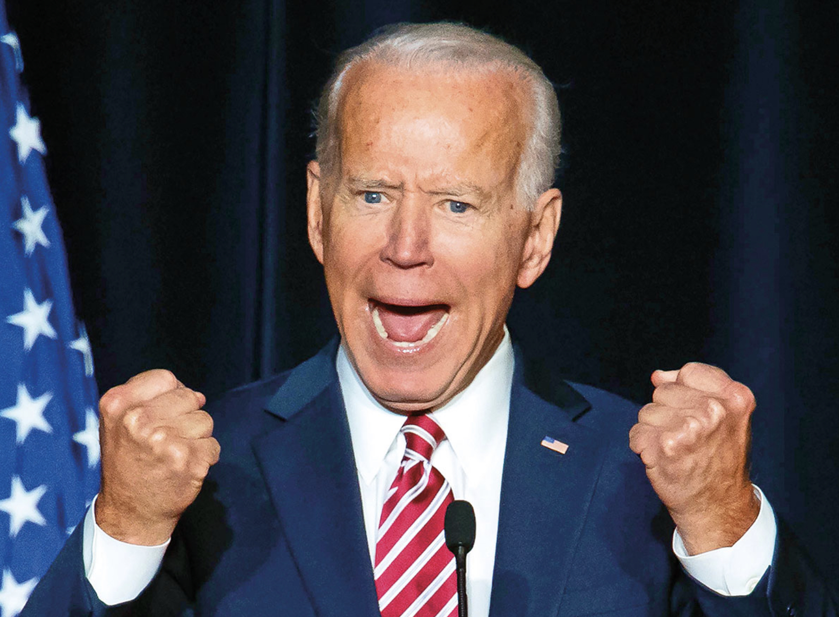 Crazy Joe Biden Blank Meme Template
