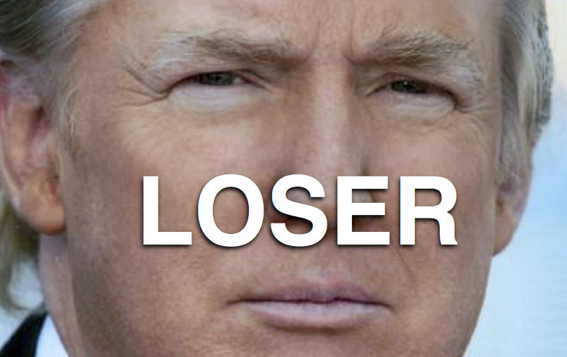 High Quality Trump most afraid of being a loser Blank Meme Template