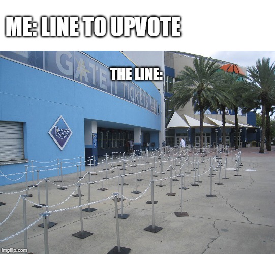 empty line | ME: LINE TO UPVOTE; THE LINE: | image tagged in memes,funny,funny memes,empty | made w/ Imgflip meme maker