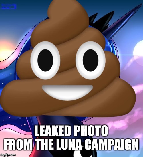 FAK U BICH! | LEAKED PHOTO FROM THE LUNA CAMPAIGN | made w/ Imgflip meme maker