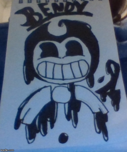 Bendy | image tagged in bendy and the ink machine,drawing | made w/ Imgflip meme maker
