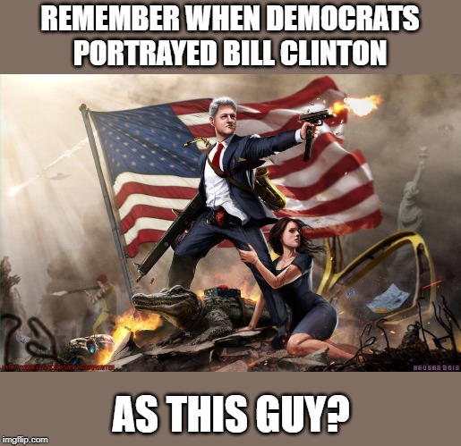 Bonus if you find the Ronald | REMEMBER WHEN DEMOCRATS PORTRAYED BILL CLINTON; AS THIS GUY? | image tagged in bill clinton,funny,politics,political meme | made w/ Imgflip meme maker