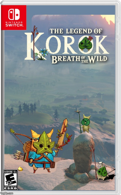 image tagged in the legend of zelda breath of the wild,legend of zelda,korok | made w/ Imgflip meme maker