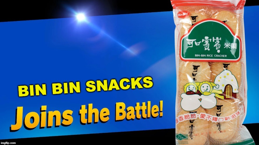 BIN BIN SNACKS | made w/ Imgflip meme maker