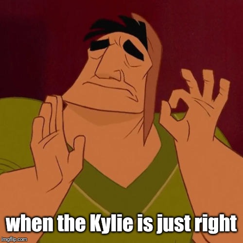 When X just right | when the Kylie is just right | image tagged in when x just right | made w/ Imgflip meme maker