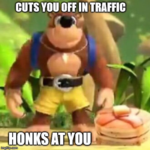 CUTS YOU OFF IN TRAFFIC; HONKS AT YOU | made w/ Imgflip meme maker