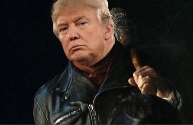 High Quality Negan Trump Blank Meme Template