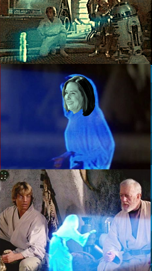 High Quality Help me Obi Wan Kenobi you're my only hope Blank Meme Template