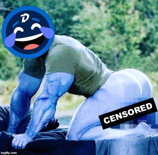 image tagged in digibyte,dgb,thanos,naked,ass,sexy | made w/ Imgflip meme maker