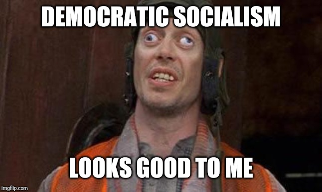 Looks Good To Me | DEMOCRATIC SOCIALISM; LOOKS GOOD TO ME | image tagged in looks good to me | made w/ Imgflip meme maker