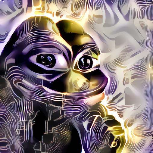 Psychedelic Pepe Blank Meme Template