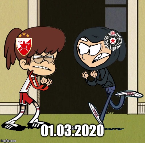 Red Star vs Partizan - Serbian Eternal Derby | 01.03.2020 | image tagged in memes,football,soccer,red star,partizan,serbia | made w/ Imgflip meme maker
