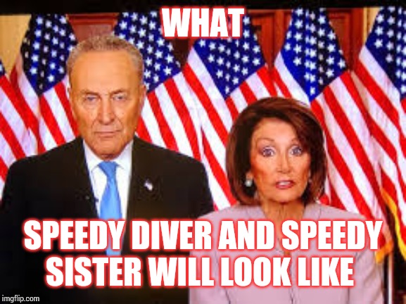 Future Speedy Diver  and Sister | WHAT; SPEEDY DIVER AND SPEEDY SISTER WILL LOOK LIKE | image tagged in video games,speedy diver,the speedy diver,speedy sister,gamestop,speedy cat | made w/ Imgflip meme maker