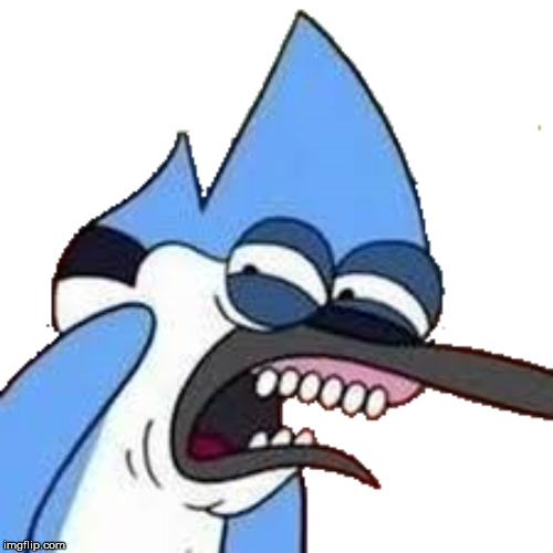 disgusted mordecai | image tagged in disgusted mordecai | made w/ Imgflip meme maker