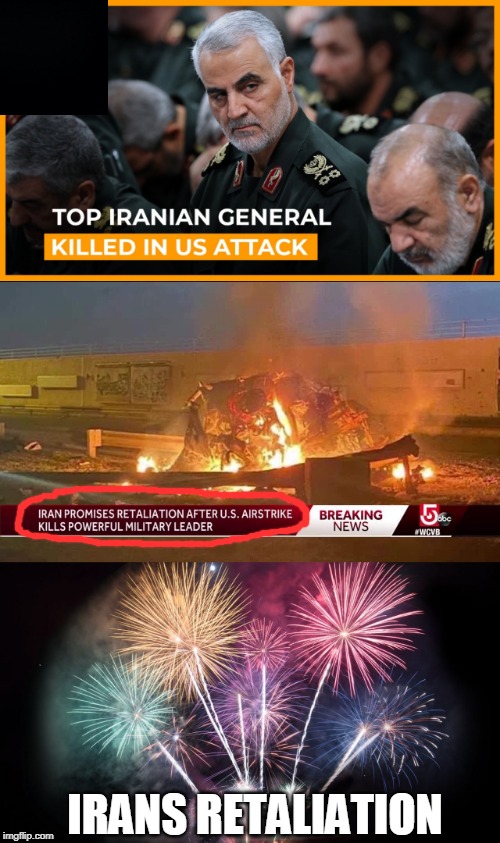 IRANS RETALIATION | image tagged in memes,iran,military | made w/ Imgflip meme maker