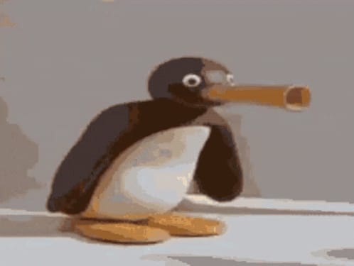 Pingu gone wrong Blank Meme Template