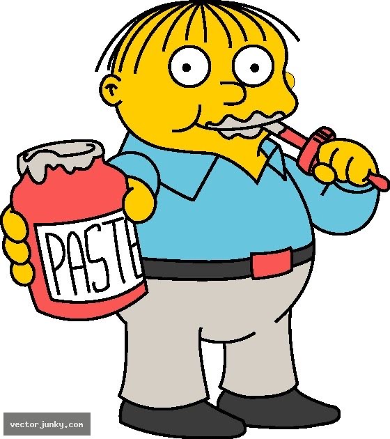 High Quality Ralph Wiggum Paste Blank Meme Template