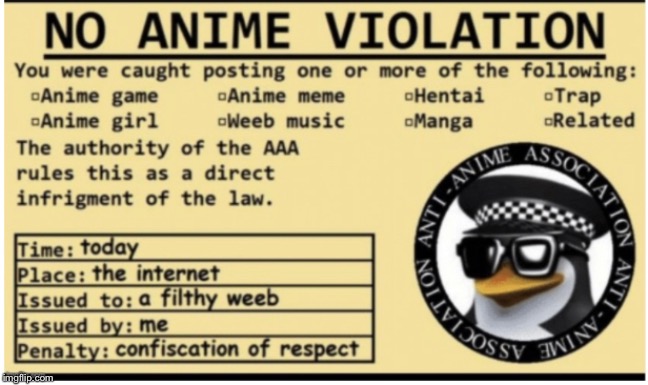 Anime sucks | image tagged in anime sucks,funny | made w/ Imgflip meme maker