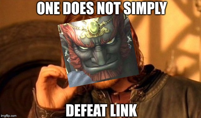 One Does Not Simply | ONE DOES NOT SIMPLY; DEFEAT LINK | image tagged in memes,one does not simply | made w/ Imgflip meme maker