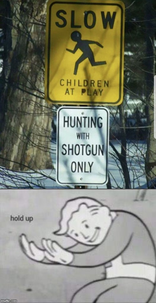 ...umm | image tagged in fallout hold up,memes,slow children at play,hunting | made w/ Imgflip meme maker