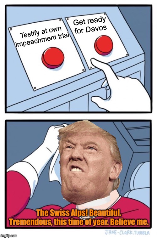 Easy choice for our President: Uphold the Constitution or pal around with the globalist elite | image tagged in globalist,elite,globalists,trump impeachment,impeach trump,constitution | made w/ Imgflip meme maker