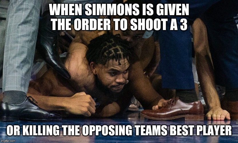 Image tagged in ben simmons chokes kat - Imgflip