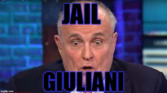 GIULIANI 4 JAIL | JAIL; GIULIANI | image tagged in giuliani,jail,treason,trump,impeach,lock him up | made w/ Imgflip meme maker