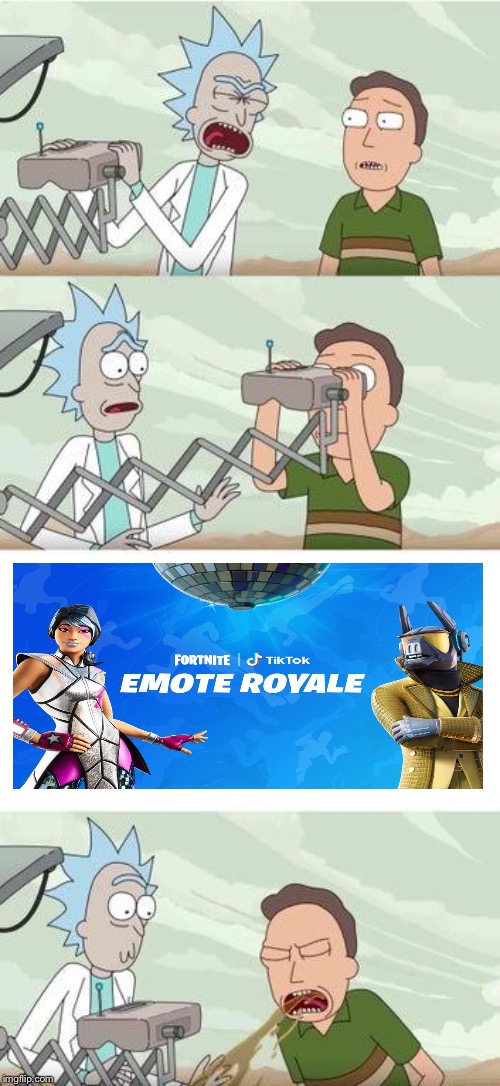 No | image tagged in jerry smith,rick and morty,tik tok,fortnite | made w/ Imgflip meme maker