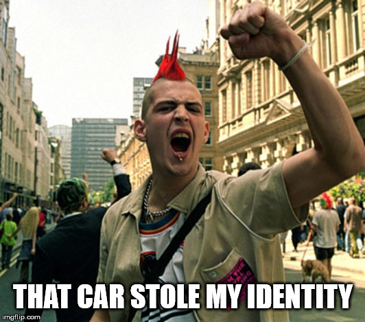 THAT CAR STOLE MY IDENTITY | made w/ Imgflip meme maker
