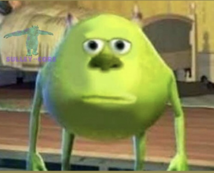 Mike wasowski Blank Meme Template