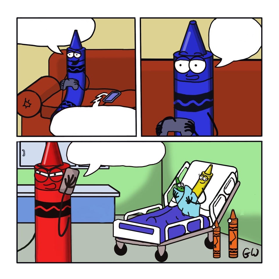 Crayons Blank Meme Template