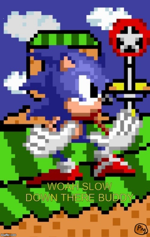 woah slow down there | iv made this on piskel do u like | image tagged in woah slow down there | made w/ Imgflip meme maker